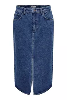 Юбка ONLY джинсовая, синий