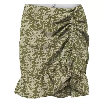 Юбка Only Nova Life Vis Philine Short, зеленый