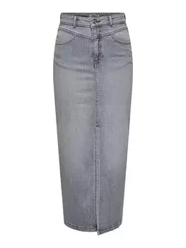 Юбка ONLY ONLMYLAH, серый деним