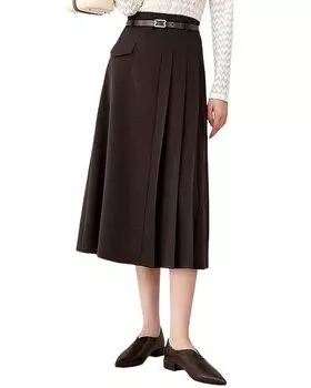 Юбка OUNIXUE, темно-коричневый