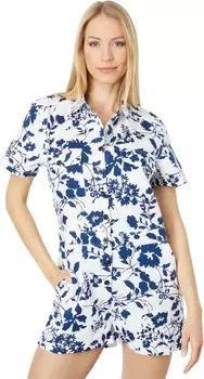 Юбка Outerknown S.E.A. Suit Shortall, цвет Cobalt Bondi Floral