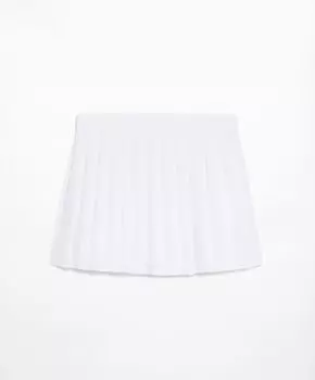 Юбка Oysho Pleated Compressive, белый