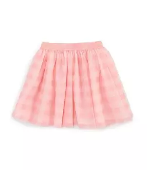 Юбка-пачка в клетку Flapdoodles Little Girls 2T-6X, розовый