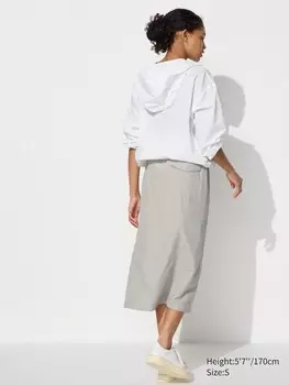 Юбка - парашют Uniqlo, черный