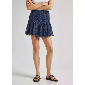 Юбка Pepe Jeans Cressida short, синий
