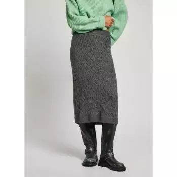 Юбка Pepe Jeans Hailey midi skirt, серый