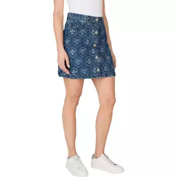 Юбка Pepe Jeans Jacquard short skirt, синий