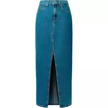 Юбка Pepe Jeans Maxi long skirt, синий