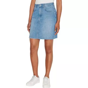 Юбка Pepe Jeans Mini High Waist, синий