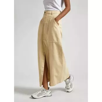 Юбка Pepe Jeans Shelby Long, бежевый