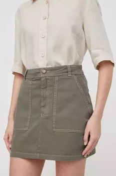 Юбка Pepe Jeans, зеленый