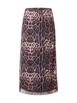 Юбка PIECES, фиолетовый