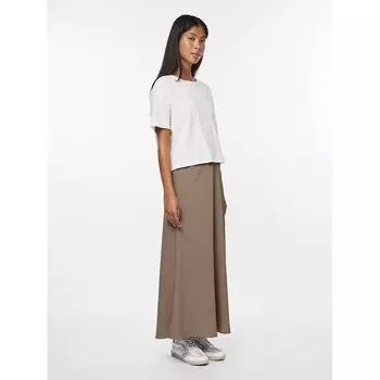 Юбка Pieces Franan Midi, бежевый