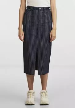 Юбка Pieces PCADELLA, цвет dark blue denim