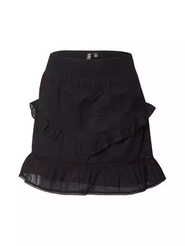 Юбка PIECES PCAstrid, черный