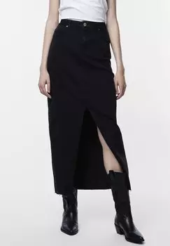 Юбка Pieces PCJESSIE HW ANKLE NOOS EXP, черный