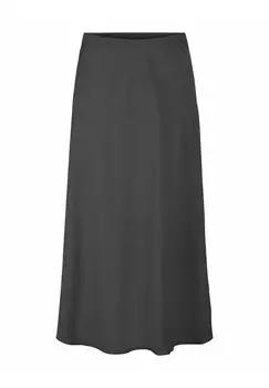 Юбка Pieces ВЫСОКАЯ ТАЛИЯ, цвет magnet