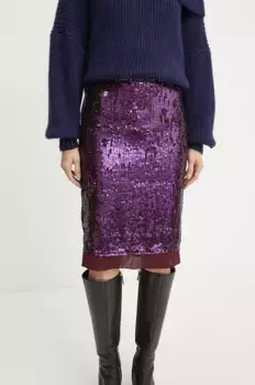 Юбка Pinko, фиолетовый