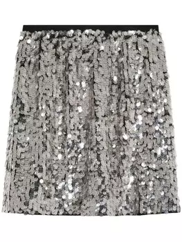 Юбка PINKO Gemma, серебряный