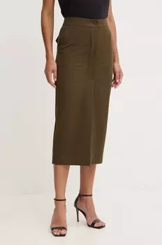 Юбка Pinko, зеленый