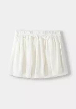 Юбка плиссе Bershka, белая