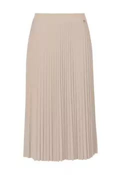 Юбка плиссе, длина 3/4, эластичный пояс, женская rich&royal, цвет Caffee Latte