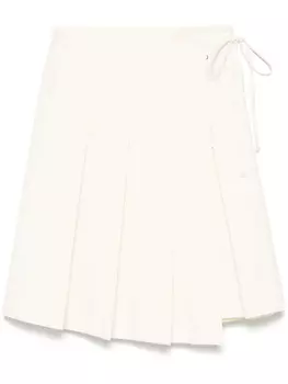 Юбка-плиссе DUNST с запахом, белый