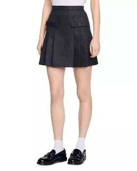 Юбка-плиссе Felicite Sandro, серый