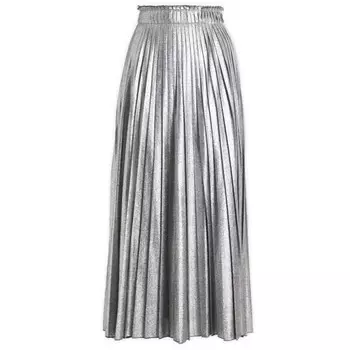 Юбка-Плиссе «Гамма» Weekend By Max Mara, серебряный