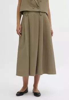Юбка плиссе My Essential Wardrobe, коричневый