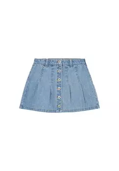 Юбка плиссе Pepe Jeans, джинсовая