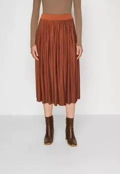 Юбка плиссе Zign, коричневый