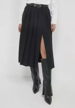 Юбка плиссированная DOPPIA CINTURA - A-line skirt Calliope, черный