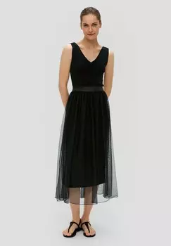 Юбка плиссированная EN CEINTURE LASTIQUE s.Oliver BLACK LABEL, черный