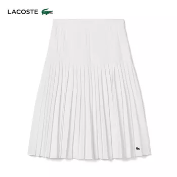 Юбка плиссированная Lacoste, белый