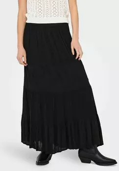 Юбка плиссированная ONLCHIARA - Maxi skirt ONLY, черный