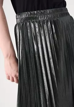 Юбка плиссированная ONLLYON SHINE SKIRT ONLY Tall, темно-зеленый