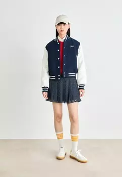 Юбка плиссированная PLEATED SKIRT Tommy Jeans, темно-синий