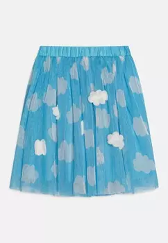 Юбка плиссированная SKIRT Stella McCartney Kids, светло-голубой