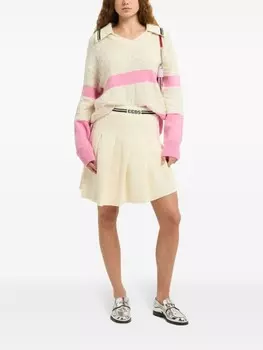 Юбка плиссированная трикотажная GCDS, серый