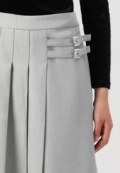 Юбка плиссированная VMHELGA SKIRT Vero Moda, светло-серый