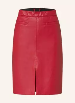 Юбка под кожу Marc Aurel, красный