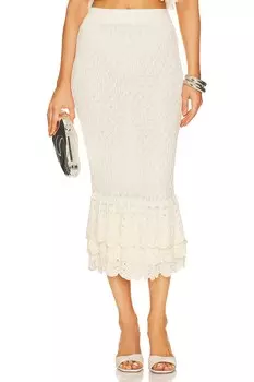 Юбка полли Beach Riot, белый