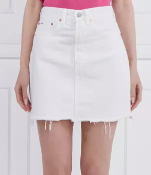 Юбка POLO RALPH LAUREN MINI SKIRT-MINI-PENCIL, белый