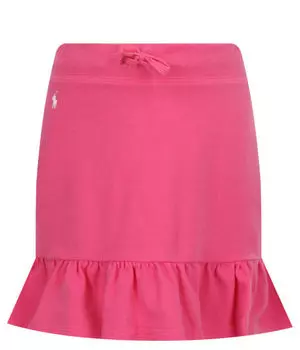 Юбка Polo Ralph Lauren с логотипом, розовый