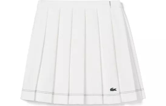 Юбка повседневная женская белая Lacoste