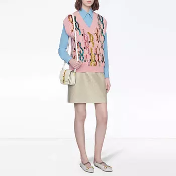 Юбка повседневная женская Gucci, желтый