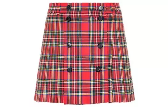 Юбка повседневная женская красная Miu Miu