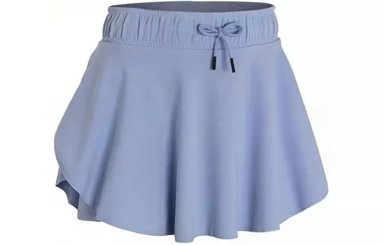 Юбка повседневная женская с разрезом, светло-голубая/фиолетовая Under Armour