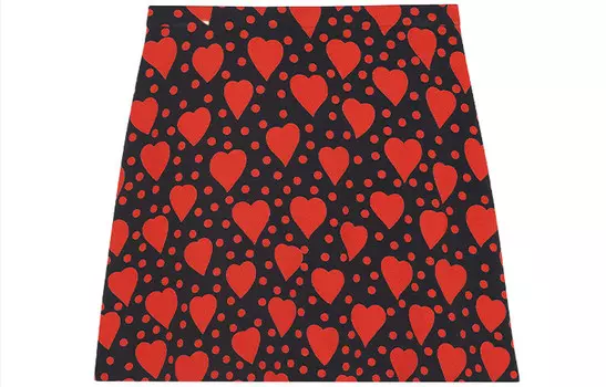 Юбка повседневная женская Saint Laurent, красный